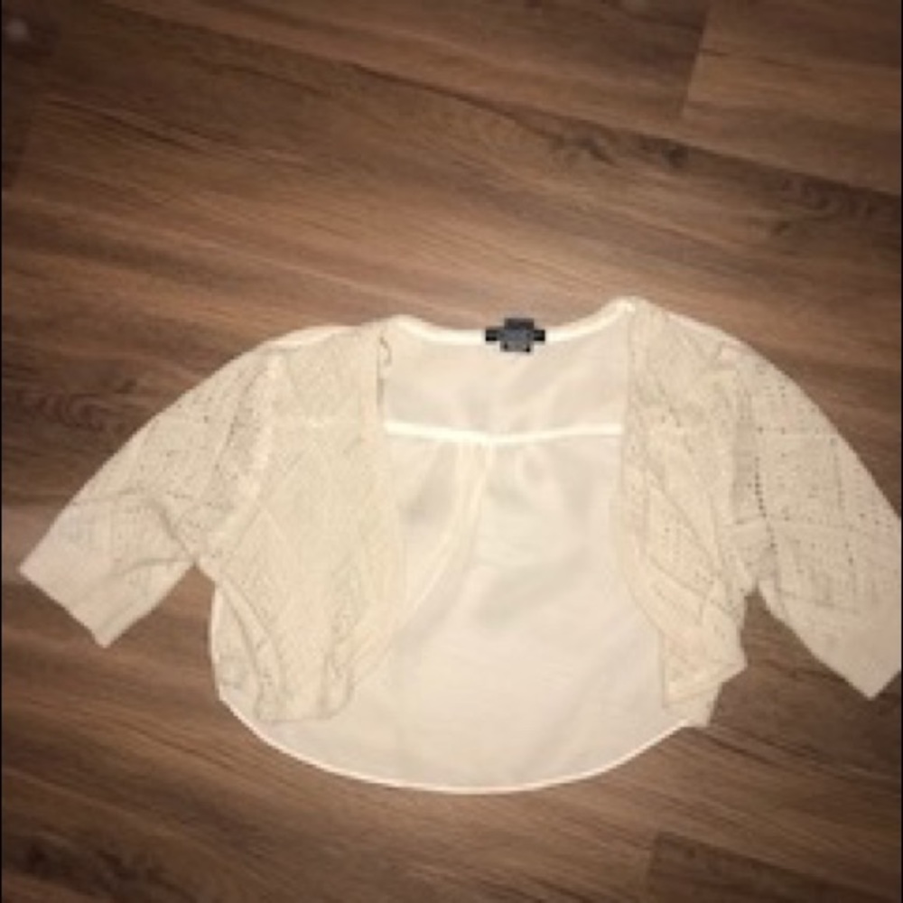 Creme colored shrug